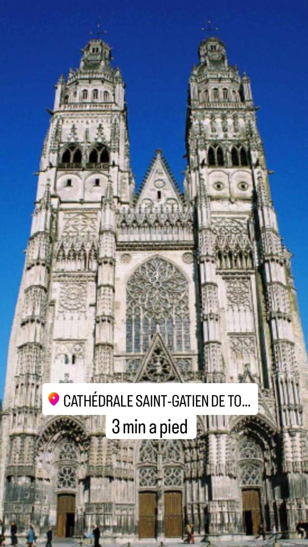 T3 Centre-Ville Avec Parking Tours Bagian luar foto